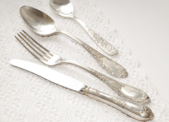 traditional cutlery of elegant heritage design